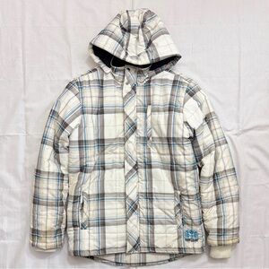 Vintage Quiksilver Jacket Men Medium White Style P106703